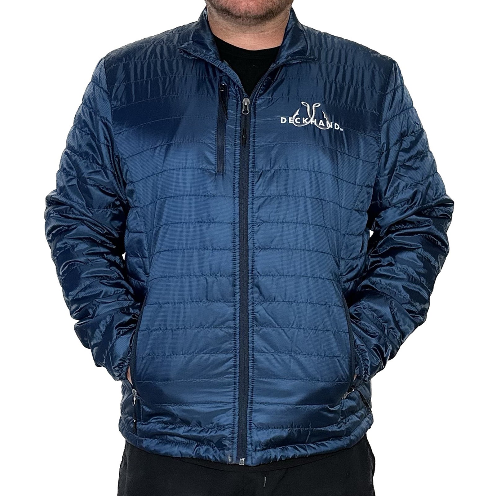 Puffy Jacket Navy Icon