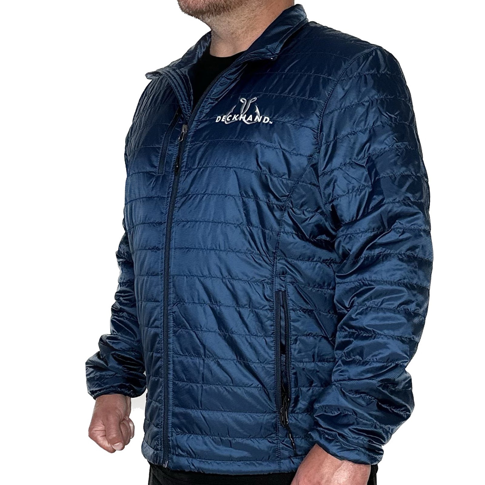 Puffy Jacket Navy Icon