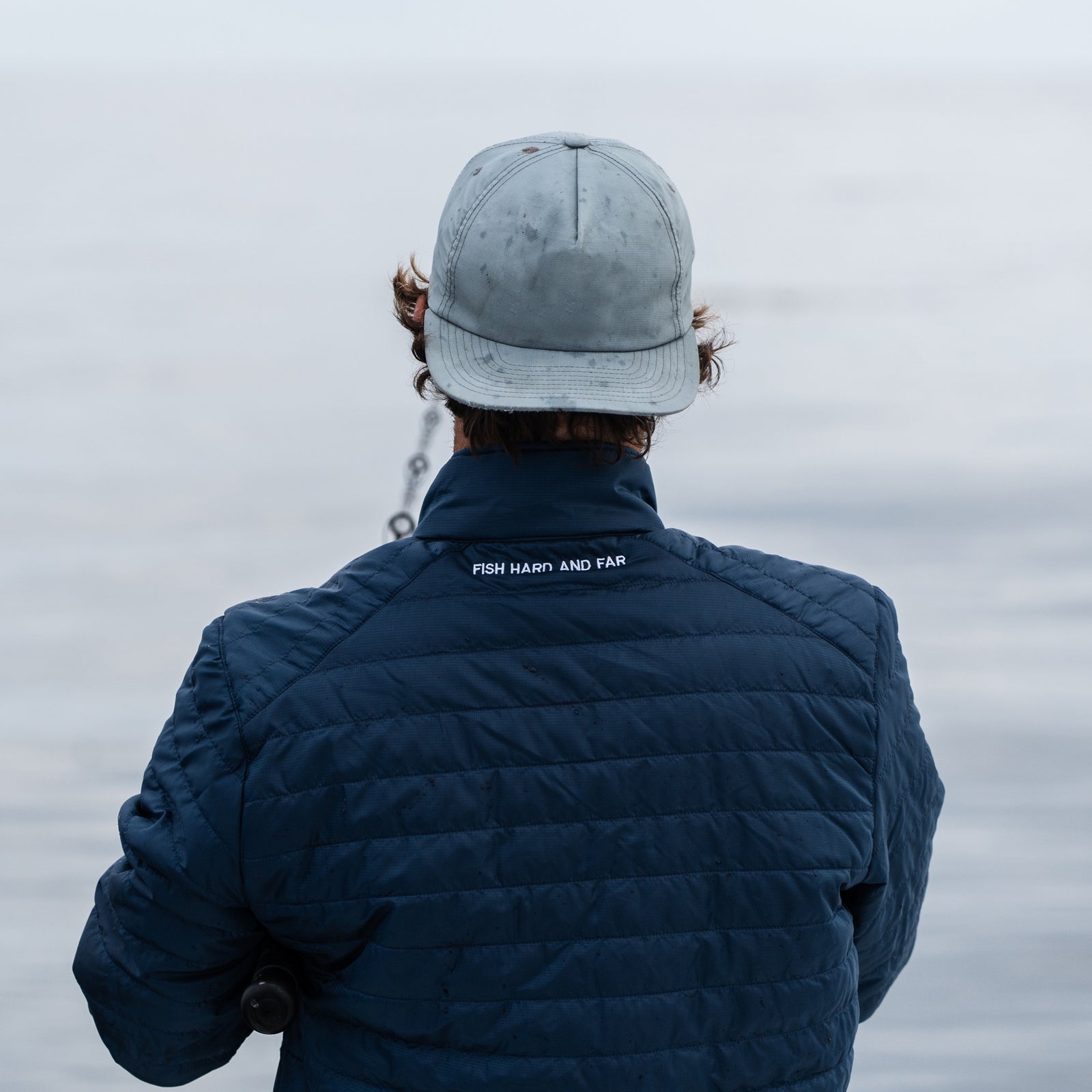 Puffy Jacket Navy Icon