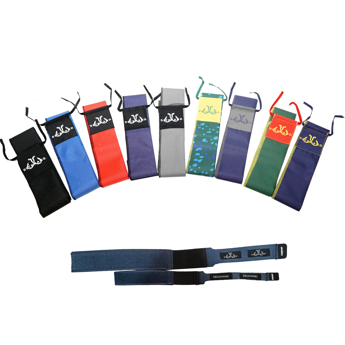 Rod Sleeve Covers + Rod Straps Bundle - Buy 6 Rod Covers, Get Rod Straps Free